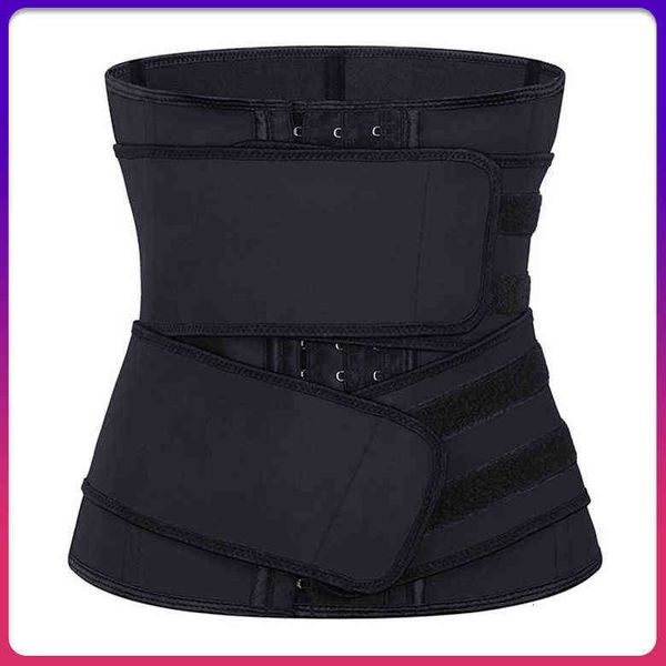 

luxury women's shapers plastic abdominal double winter body shaping clothing warm reinforced cotton latex belt, Black;white