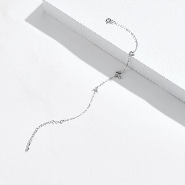 

factory selling silver butterfly flying bracelet female european and american smart butterfly white gold plated bracelet female, Golden;silver