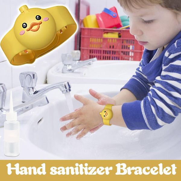 

children kids soap dispensing watches portable hand sanitizer bracelet washing lotion dispenser wristband for outdoor liquid
