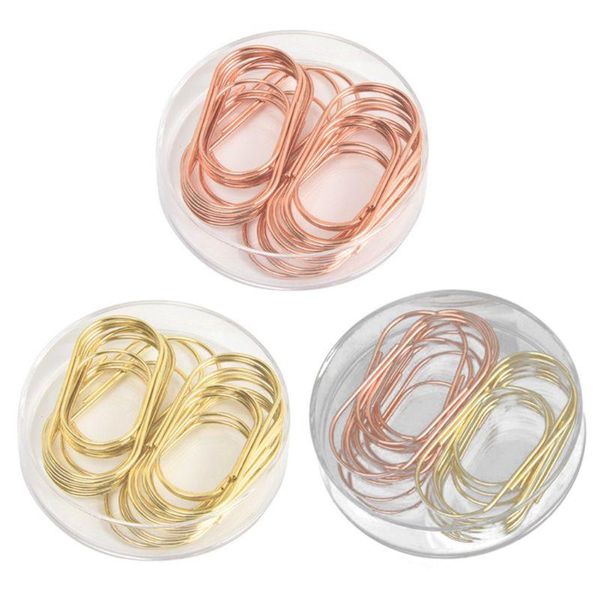 

filing supplies 20pcs 50mm metal paper clips wide po letter binder clip bookmarks school stationery office accessories
