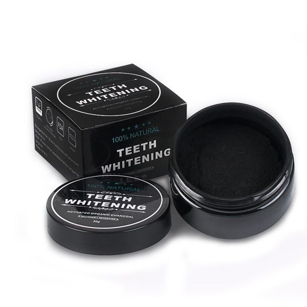 

teeth whitening charcoal powder with retail box