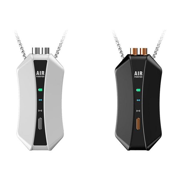 

air purifier necklace mini personal wearable negative ion generator car freshener low noise purifiers