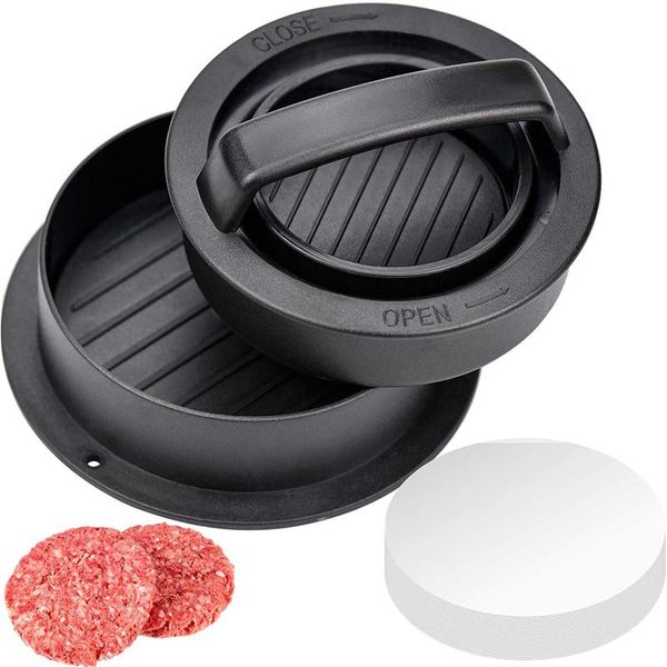 

baking moulds 3-in-1 press stuffed hamburger patty maker with different size molds for homemade perfect burger give 100 wax
