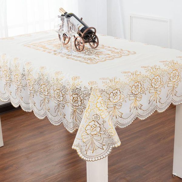 

plastic tablecloth waterproof oil-proof wash-pvc table mat eu pastora style rectangular coffee tableclothl cloth