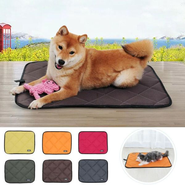 

brand summer pet dog cat cooling mat non-toxic non-slip waterproof pad bed travel car mats double-use kennels & pens