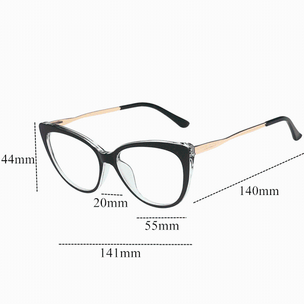 

sunglasses 1pc tr90 anti blue light blocking cat eye glasses frame women luxury designer retro eyeglasses for ladies optical, White;black