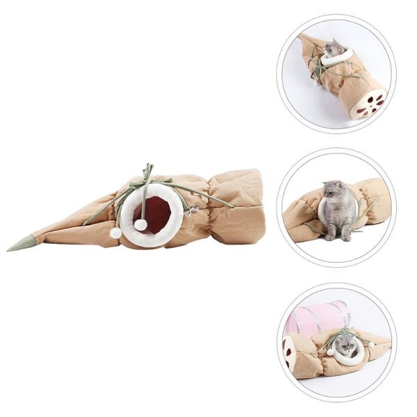 

cat toys sleeping bag tunnel lounge kitten hanging hammock pet nest supply