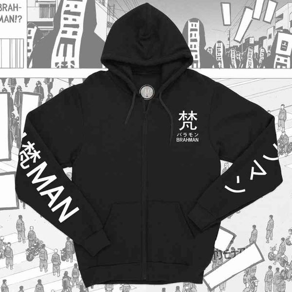 

anime tokyo revengers hoodi streetwear casual men sweatshirts, Black