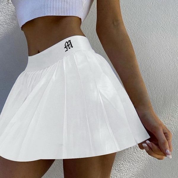 

high waist pleated sweet womens skirts cute girls dance mini cosplay black white female short