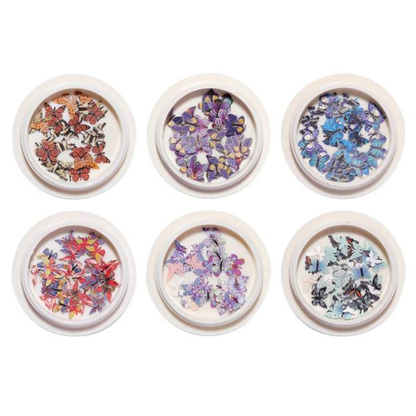 

boxes nail art stickers manicure decals decorations, Silver;gold