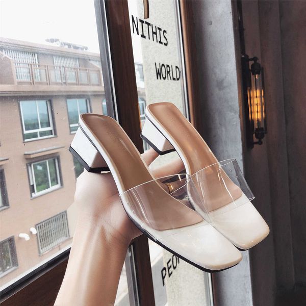 

slippers colour mark strass crystals peep heels you'll see woman shoes sandals verano mujer e4qg, Black
