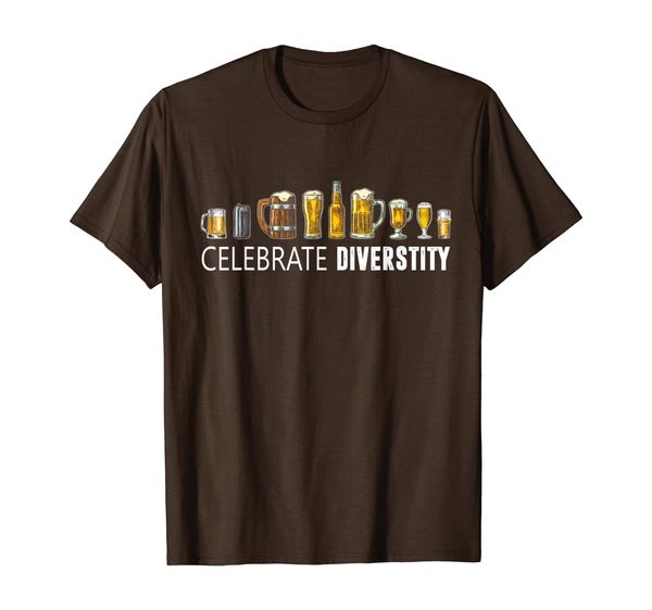 

ancohol celebrate diversity craft beer drinking men women t-shirt, White;black