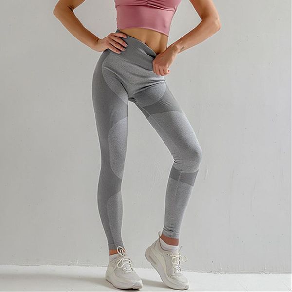 

fashion women leggings skinny color block patchwork push up ankle length fitness high elastic nbsp waist leggins, Black