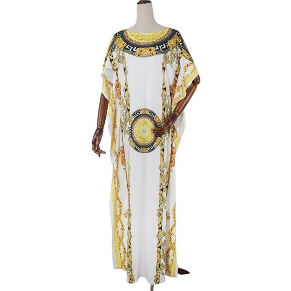 

ethnic clothing ramadan eid white with gold maxi dress african for women modest muslim turkey arabic dubai diamond ribbon round neck long sl, Red