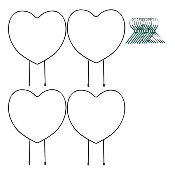 

other garden supplies 4 pcs metal plant trellis frame for climbing plants,vine support,plant bracket potted plants and flowers