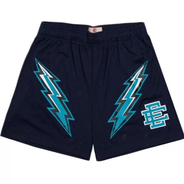 

eric emanuel men's ee casual shorts fashion brand basic fitness sports pants summer gym workout mesh breathab men women basketball foot, White;black