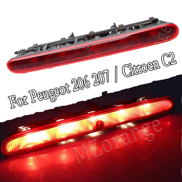 

emergency lights third brake light for 206 207 c2 rear additional high positioned mounted middle sturn signal lamp