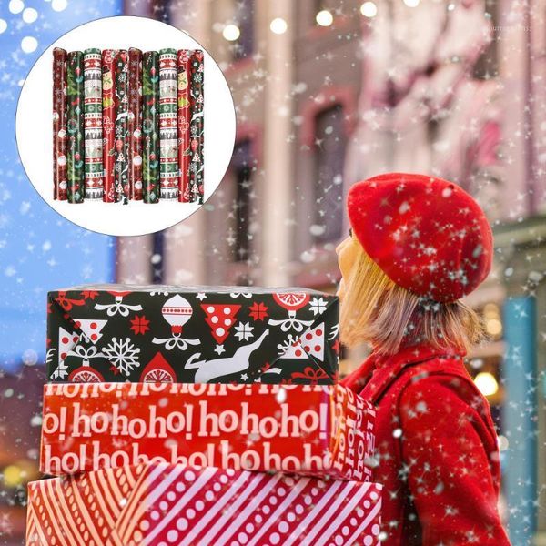 

gift wrap 20 sheets christmas wrapping paper creative decoration1