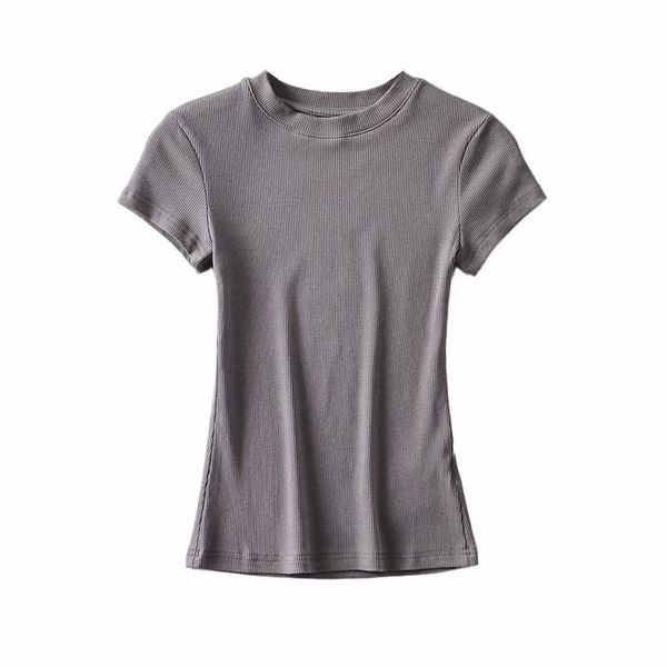 

women's t-shirt casual summer shirt pure short color, White