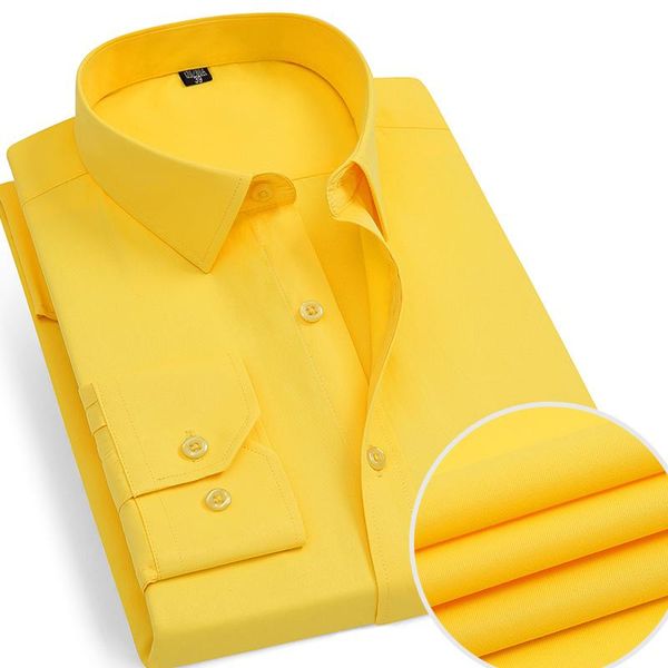 

colors work casual shirt plus size 5xl 6xl 7xl 8xl for big men 100kg spring summer solid yellow red blue grey 112301230 men's shirts, White;black