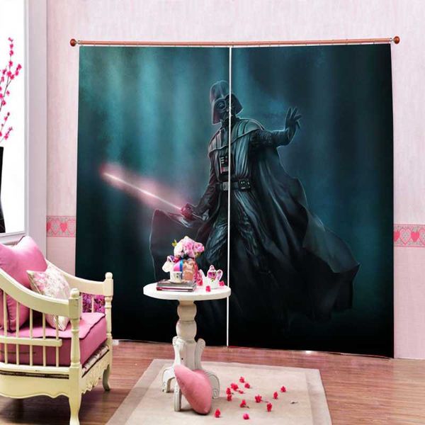 

curtain & drapes luxury 3d cartoon po printing curtains for living room bedroom children blackout window cortina