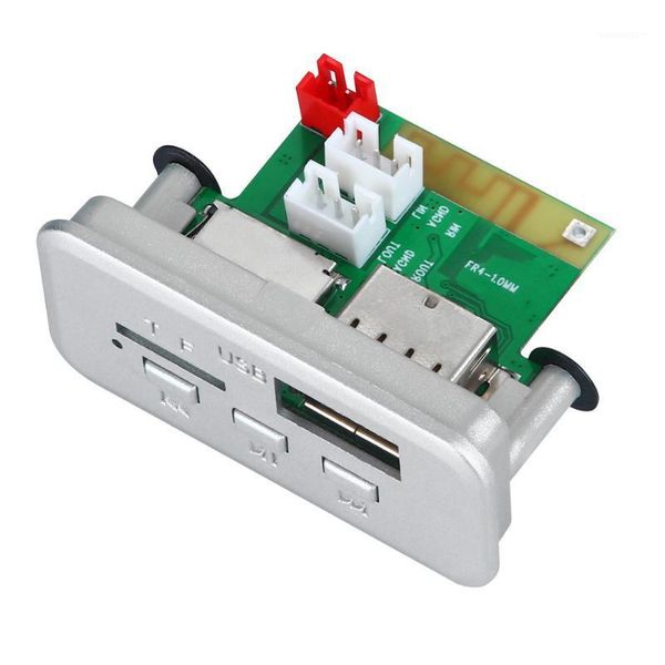 

est arrival 1pcs wireless bluetooth 12v mp3 wma decoder board audio module usb tf radio for car accessories1