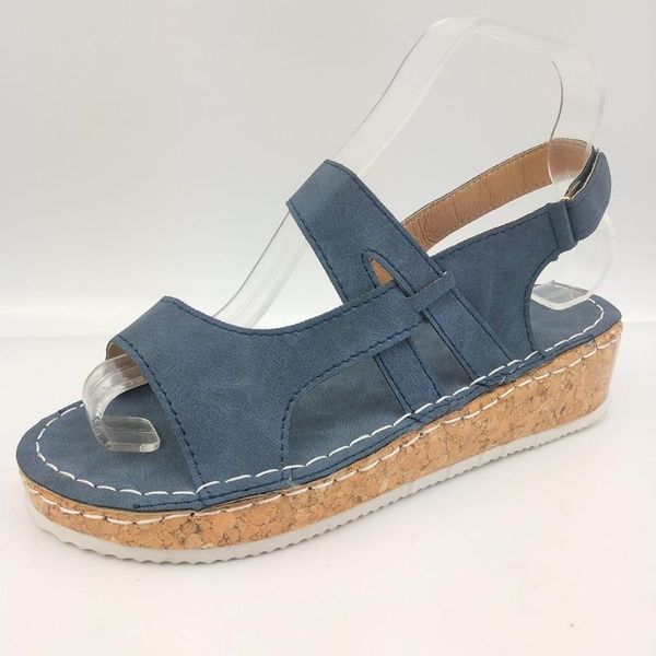 

sandals 2021 flat heel casual plus size ladies all-match comfortable fashion platform shoes women, Black