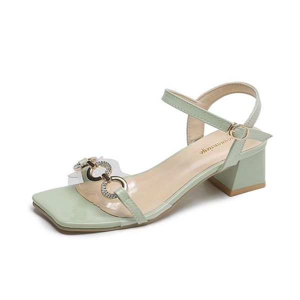 

dress shoes women sandals 2021 ladies high heels woman transparent open toes fashion party female lady for, Black