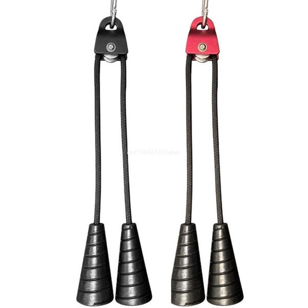 

accessories biceps triceps drawstring dual grip rope pull down cable attachment muscle fitness training body building gym equipment dropship