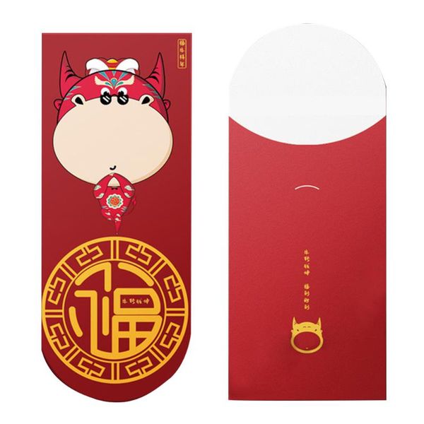 

gift wrap wedding traditional multifunctional cute hongbao packets lucky money red envelopes cartoon ox birthday chinese year