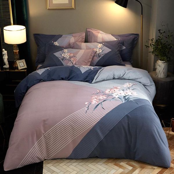 

bedding sets frosted pure cotton 4 pieces set thickened warm 1 quilt cover bed sheet 2 pillowcases double autumn winter