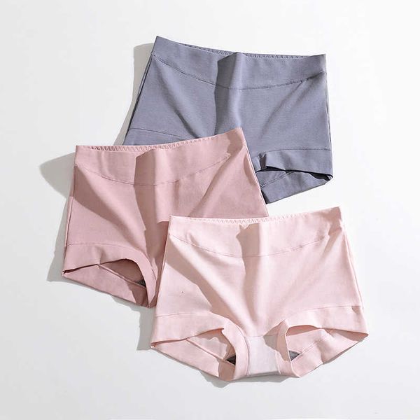 

women's panties pure cotton underwear women new autumn and winter shorts for cozy shorty femme antibacterial boxer mujer ants, Black;white