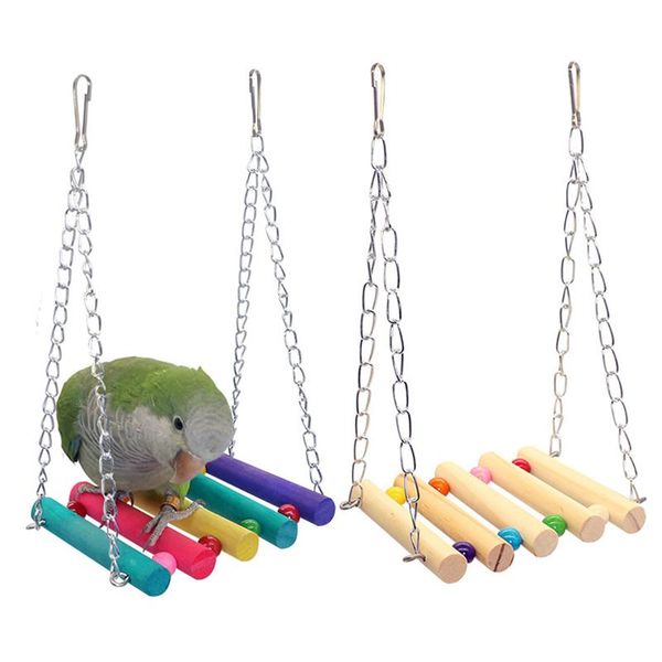 

other bird supplies pet parrot swing toys funny climbing hammock parakeet perches hanging cage toy cockatiels macaws finches