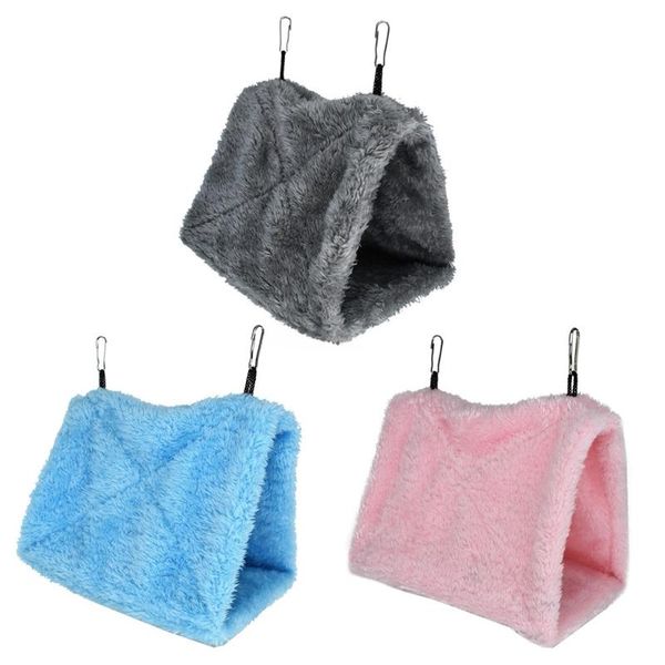 

pet hamster cage house hanging nest parrot parakeet cockatiel warm bed hammock w0yc bird cages