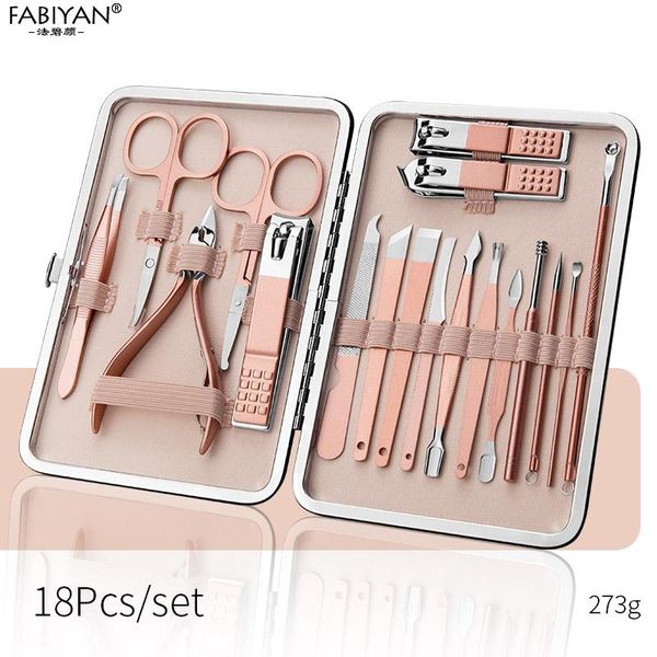 

nail art kits 7/10/15/18pcs clipper scissors tweezer cutter trimmer pedicure care tool dead skin remover manicure set stainless steel