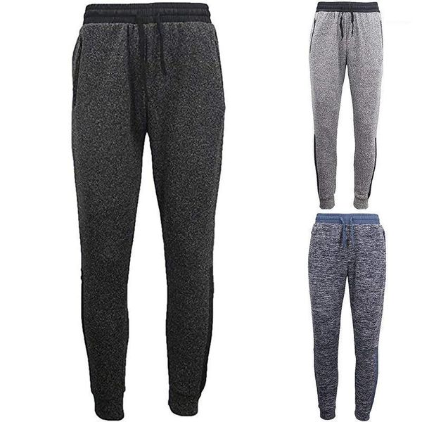 

men's pants mens joggers trousers gym sport casual sweapants track cuffed hem w zip pocket clearance processing high-quality fabric, Black