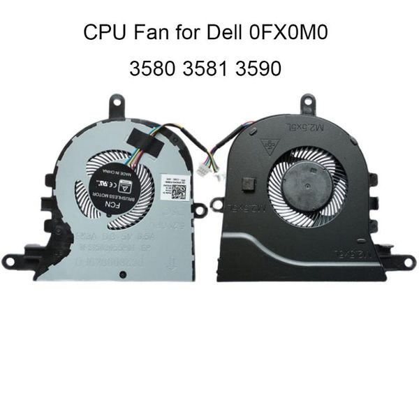 

fans & coolings fx0m0 computer for 3580 3581 latitude 3590 e3590 l3590 cpu cooling cooler radiator cn-0fx0m0 dc28000k9f0