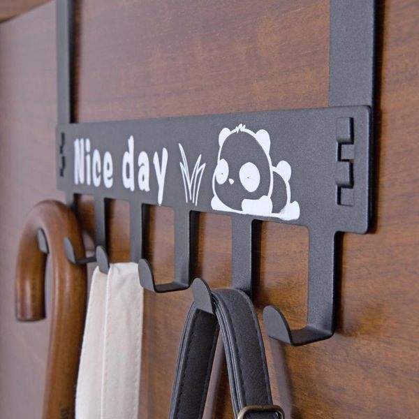 

hooks & rails fashion over door hanger hook nice day quote clothes hanging rack with 6 home