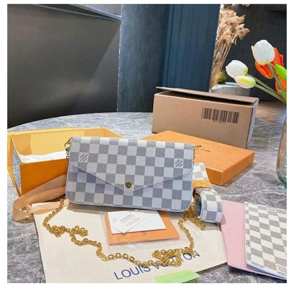 

fashion bagsbag designers handbags women three-piece combination bags chain shoulder crossbod purse totelvlouisvitton&#132