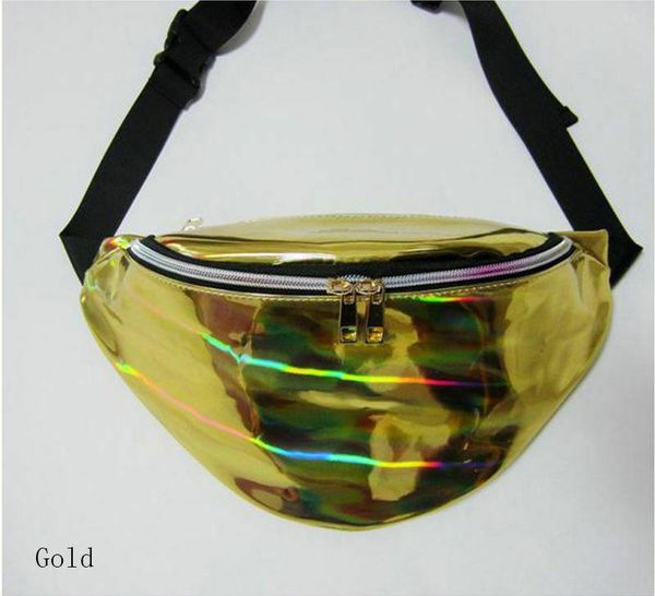 

women ladies fanny pack pu laser purse waist chest bag hip youth sport bags