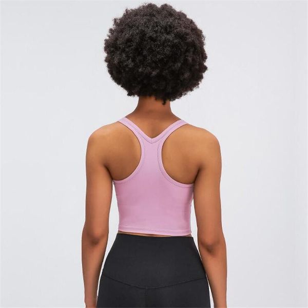 

nylon padded sports women push up professional fitness yoga vest training solid gym bra high support workout underwear clothing, White;black