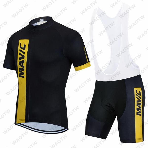 

racing sets 2021 cycling jersey for men breathable cool quick dry jerseys pro team summer short sleeve clothing sports wear, Black;blue