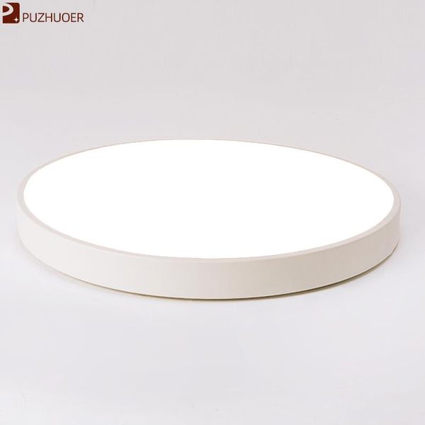 

ceiling lights dimmable led light puzhuoer 24w 300mm voice smart/remote control lamparas de techo surface mounted lamp