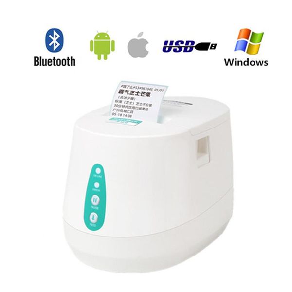 

printers m2 product barcode qr code clothing tag jewelry price sticker label 20-60mm retail receipt usb bluetooth thermal printer