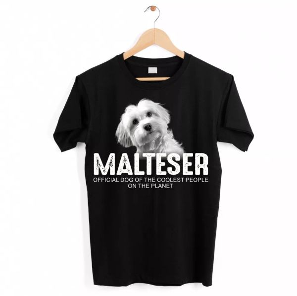 

Malta Maltese Dog Bichon Dog Unisex Shirt Official Dog Cool People Funny Hun, Mainly pictures