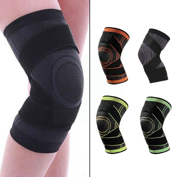 

elbow & knee pads 1pc outdoor radfahren reiten polyester elastische volle sport schutz kompression strap knie unterstÃ¼tzung brace starke n8w, Black;gray