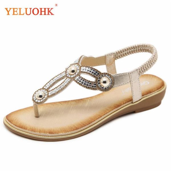 

35-42 flat sandals women large size 2021 summer shoes silver, Black