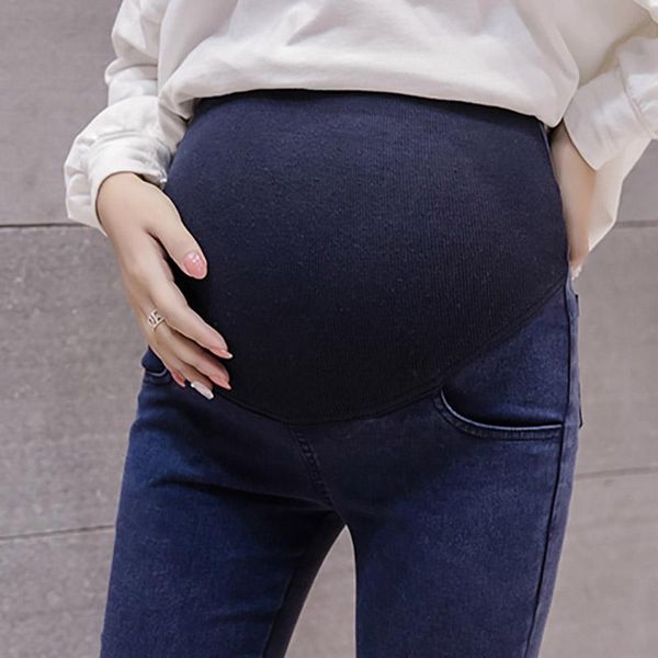 

maternity bottoms spring casual legging high waist belly sports clothes pregnant women autumn pregnancy clothing pencil pants, White