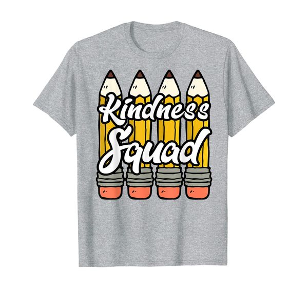 

teacher team shirt kindness squad pencil t-shirt gift, White;black