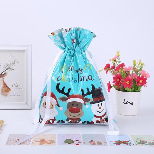 

30pcs gift bag christmas present wrap wedding birthday candy pouch storage bags